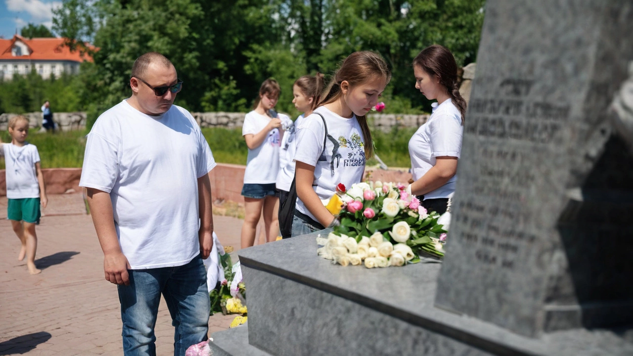 Южно-Сахалинск увековечивает память детей, погибших в Донбассе